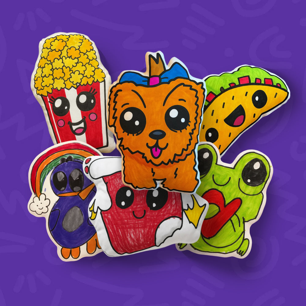Draw Pillows featured on Good Morning America — custom shaped pillows made from kids drawings, as seen on TV