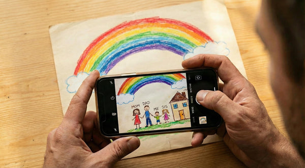 Take photos of your drawings