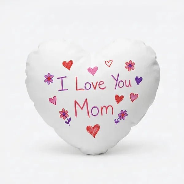 Heart pillow - I Love You Mom